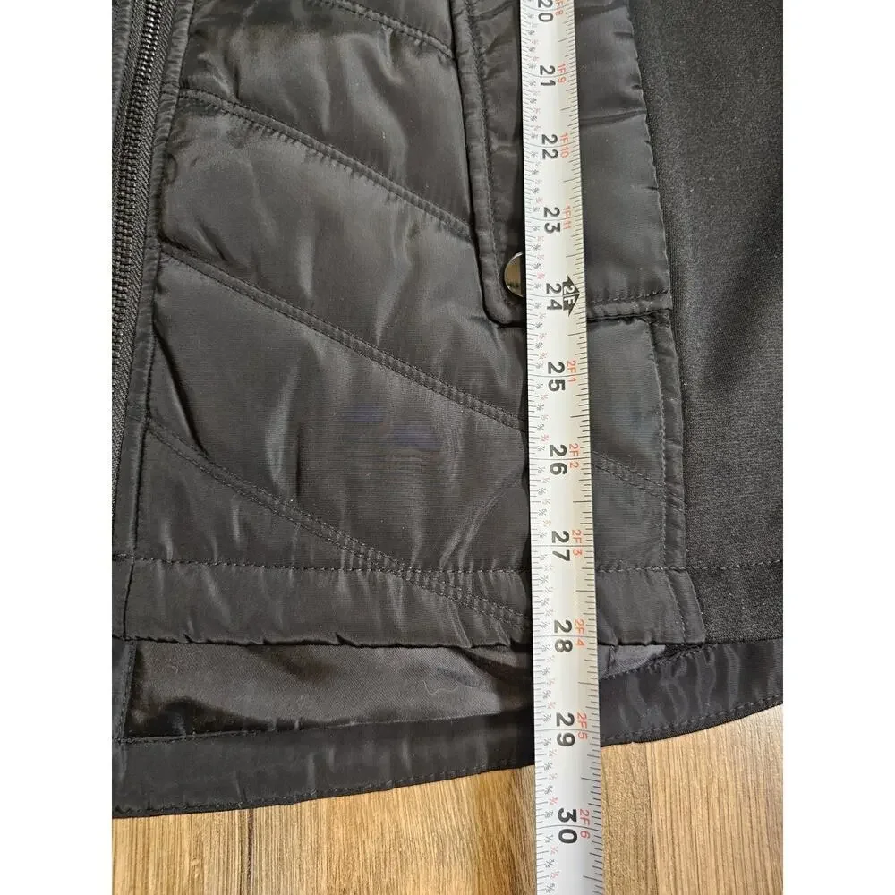 Sebby Collection Women's Black Quilted Vest Size 1X NWT - Picture 5 of 7